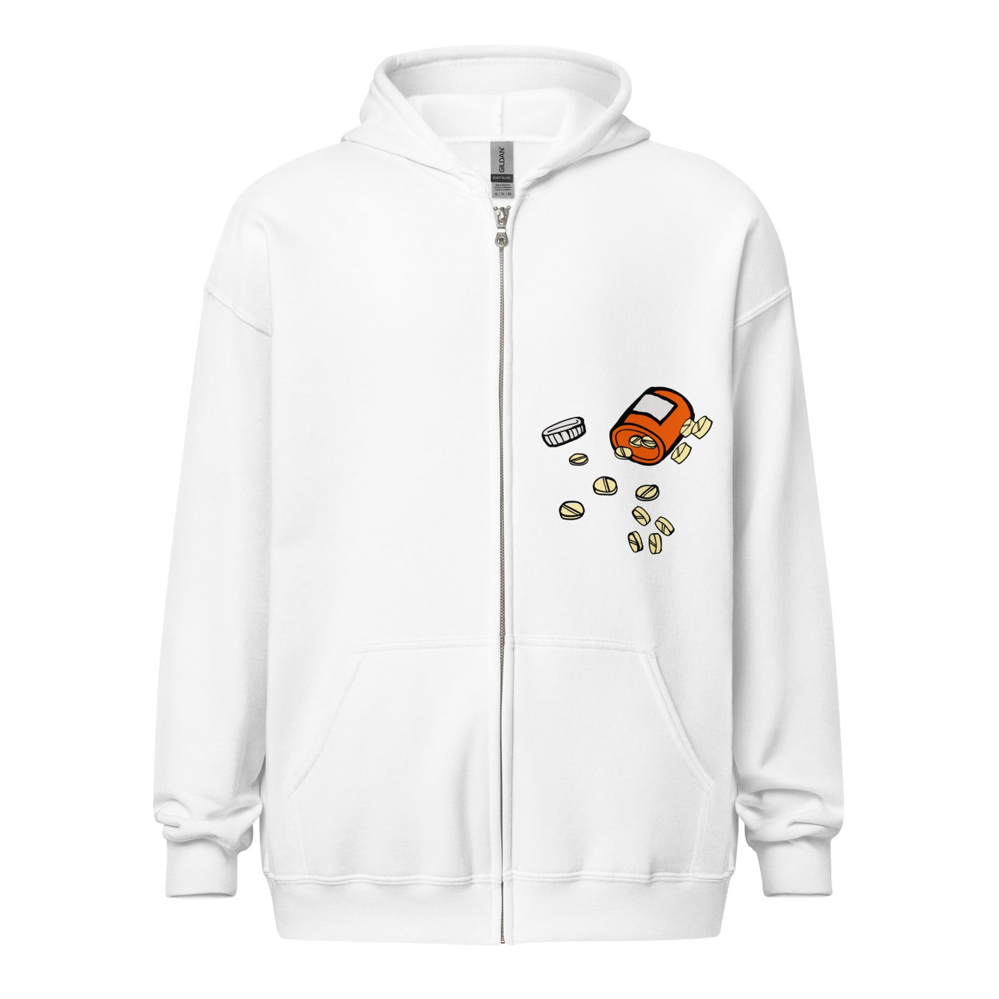 Being positive is the best medicine you can take. Unisex heavy blend zip hoodie