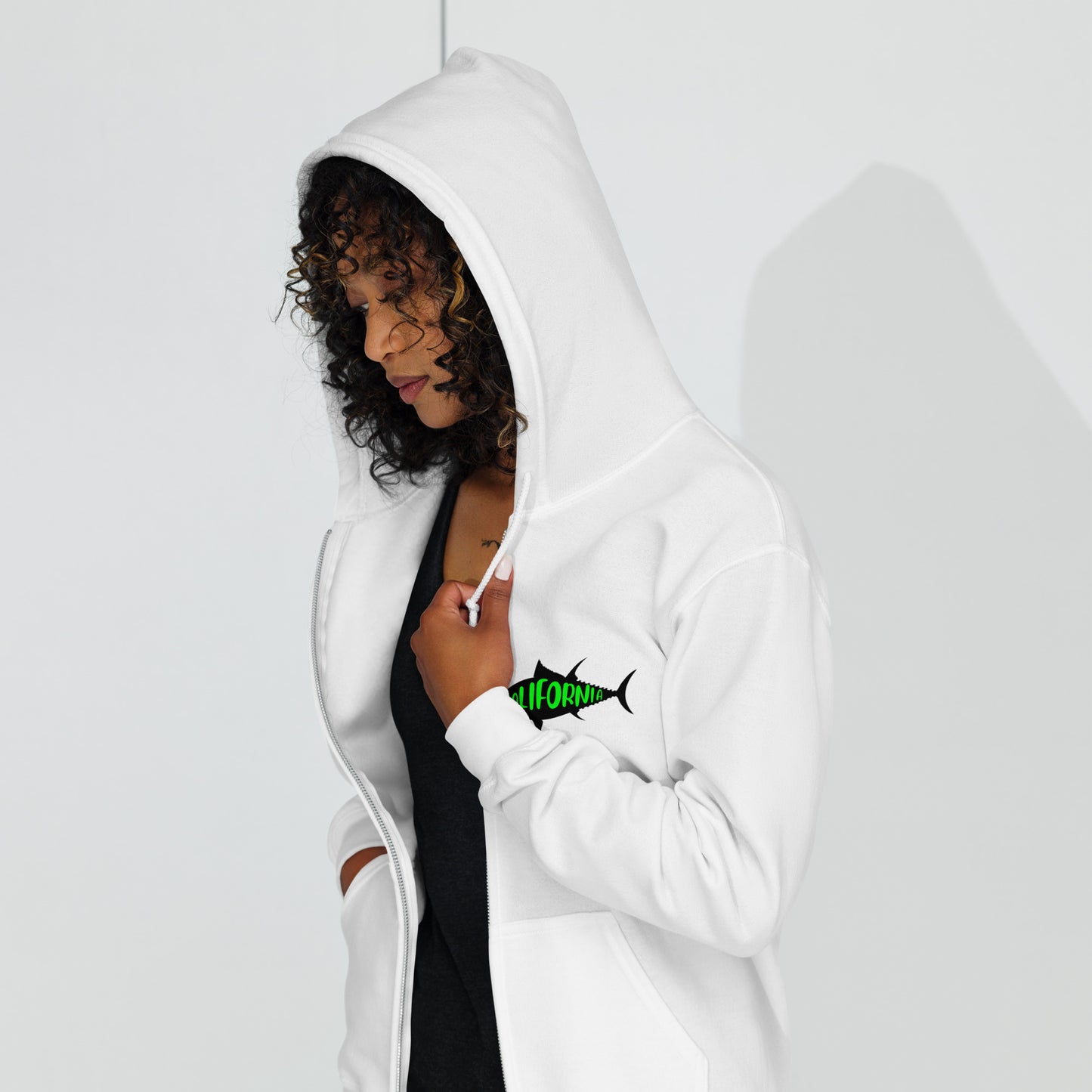 I'm a man Gone Fishing Unisex heavy blend zip hoodie