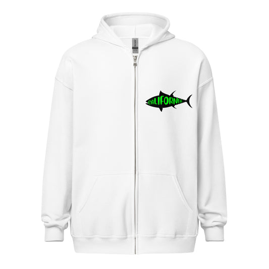 I'm a man Gone Fishing Unisex heavy blend zip hoodie
