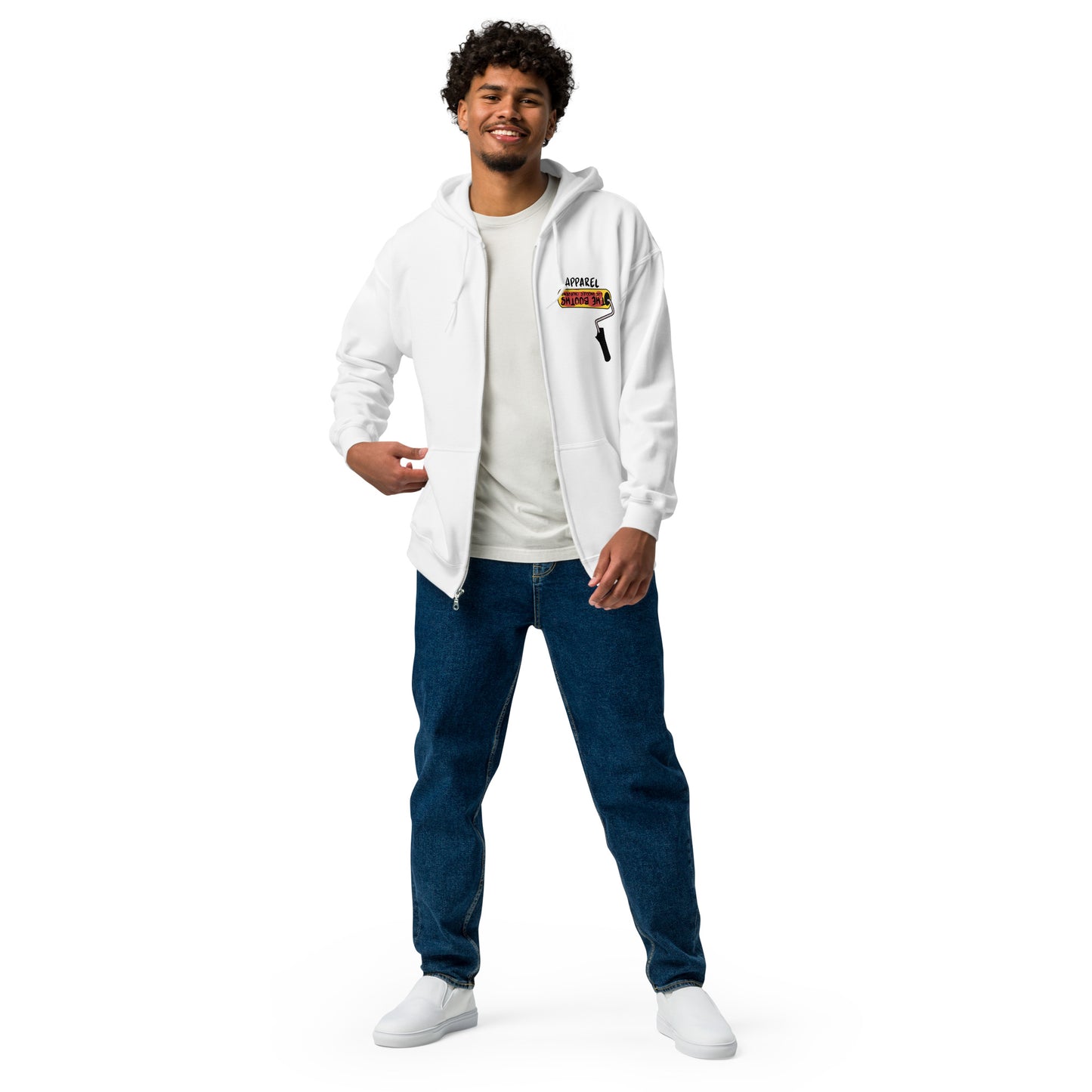 People like to be around those who give off positive energy. Unisex heavy blend zip hoodie