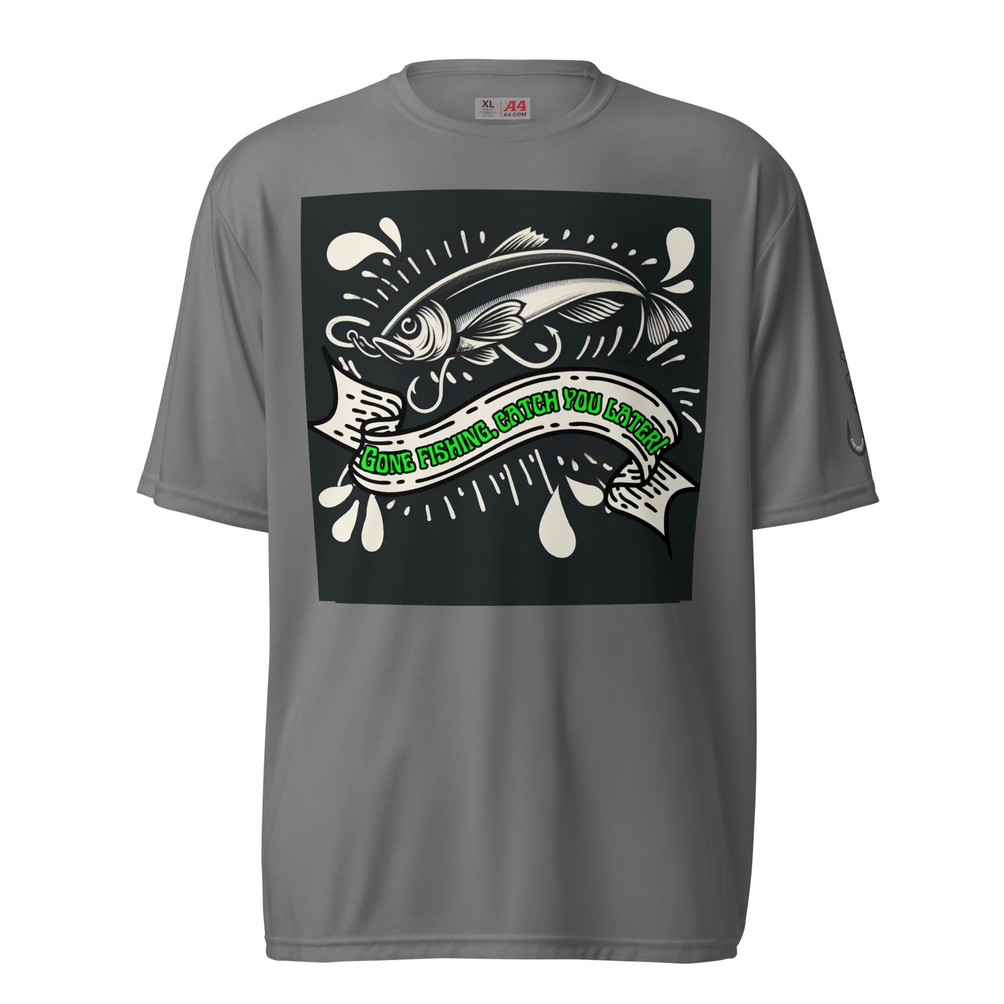 Fishing Dad, Cool, Kawaii, Unisex performance crew neck t-shirt