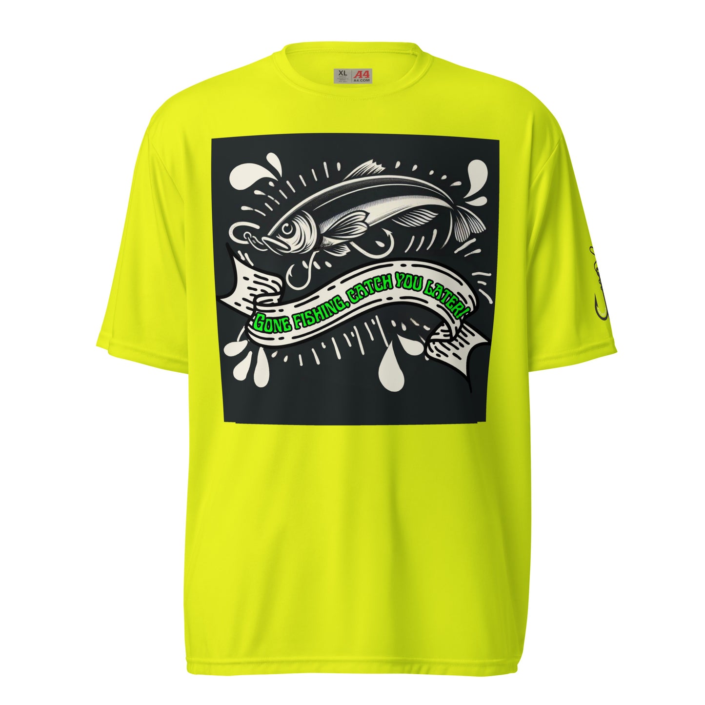 Fishing Dad, Cool, Kawaii, Unisex performance crew neck t-shirt