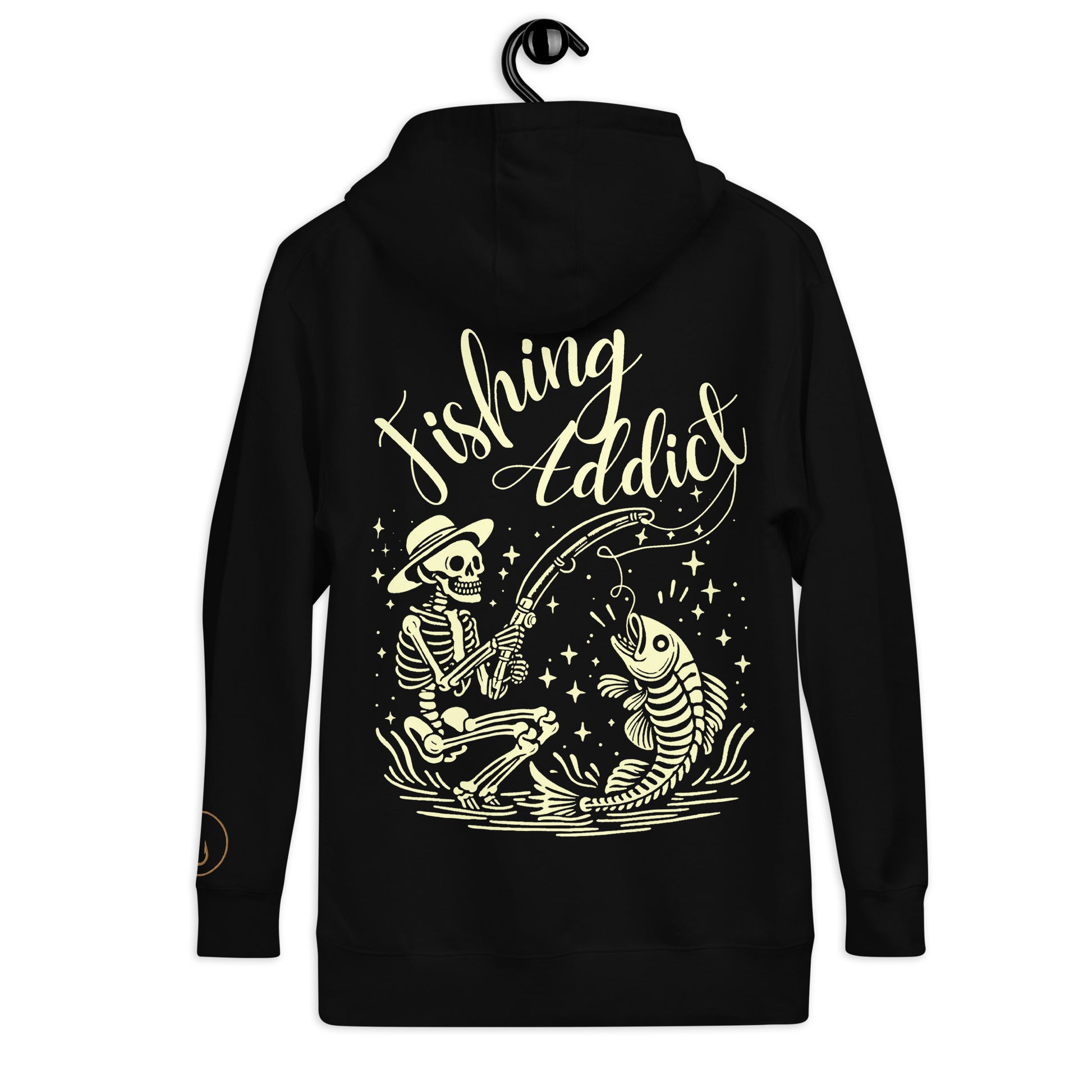 Fishing Straw hat Skeleton, Fishing Tattoo, Fishing Addict, Fishing Gift, Fishing Hoodie, Fishy hoodie, Husband Hoodie, Dad Gift, Unisex Hoodie