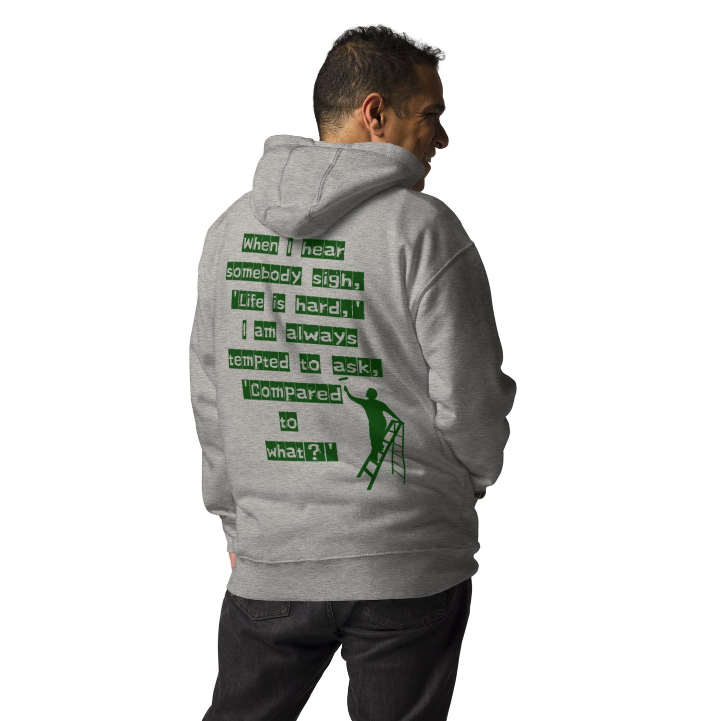 'Life is hard,' Unisex Hoodie