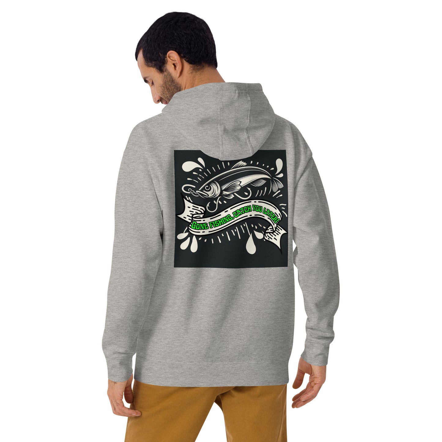 Fishing Dad, Cool, Kawaii, Unisex Hoodie