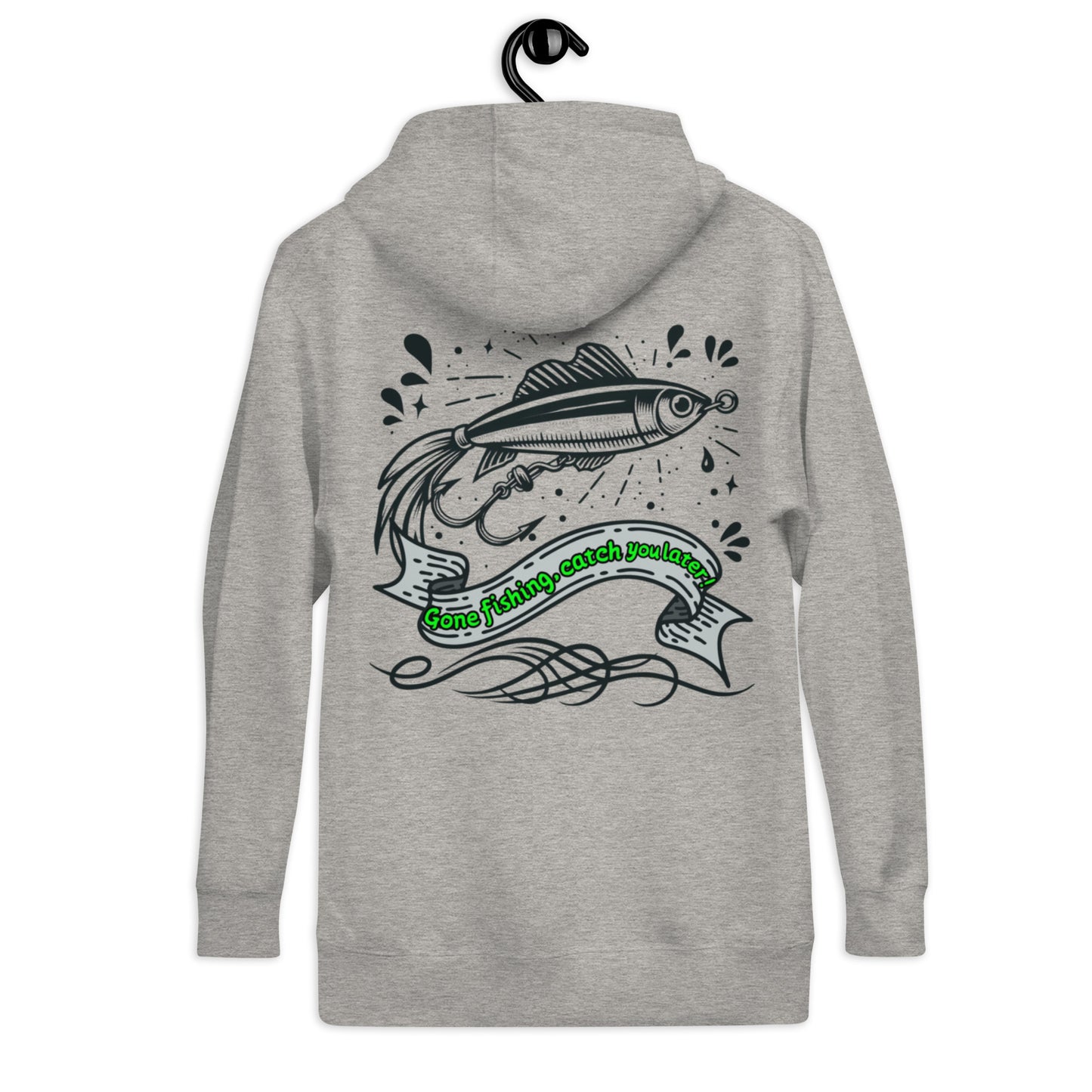 Fishing Dad, Cool, Kawaii, Unisex Hoodie