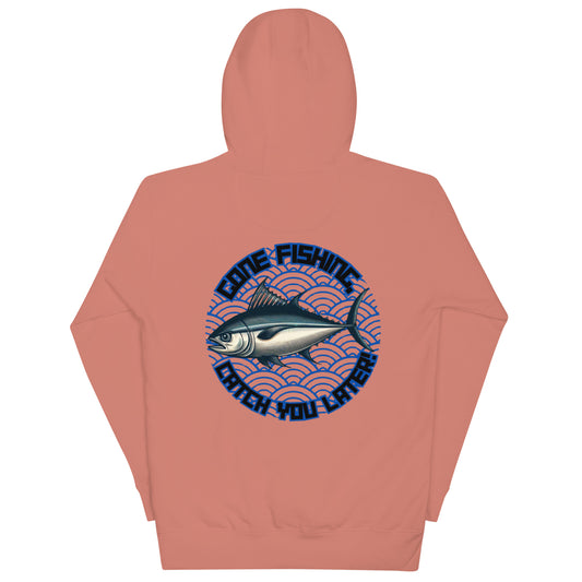 Fishing, Fishing Dad, Gone Fishing, Tuna Fishing, fishing lure, kawaii, father's day gift, Best Gift For Dad, 100% cotton,  Unisex Hoodie
