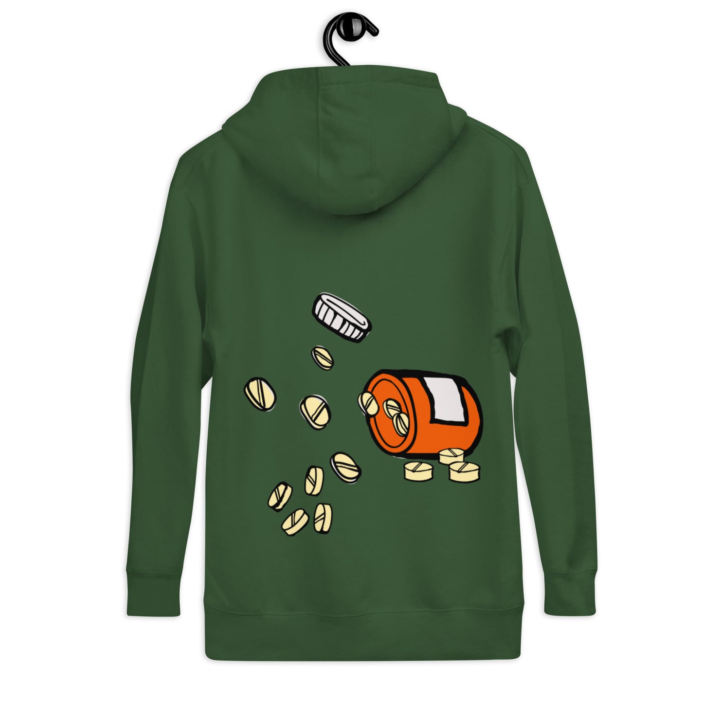 Being positive is the best medicine you can take.  Unisex Hoodie