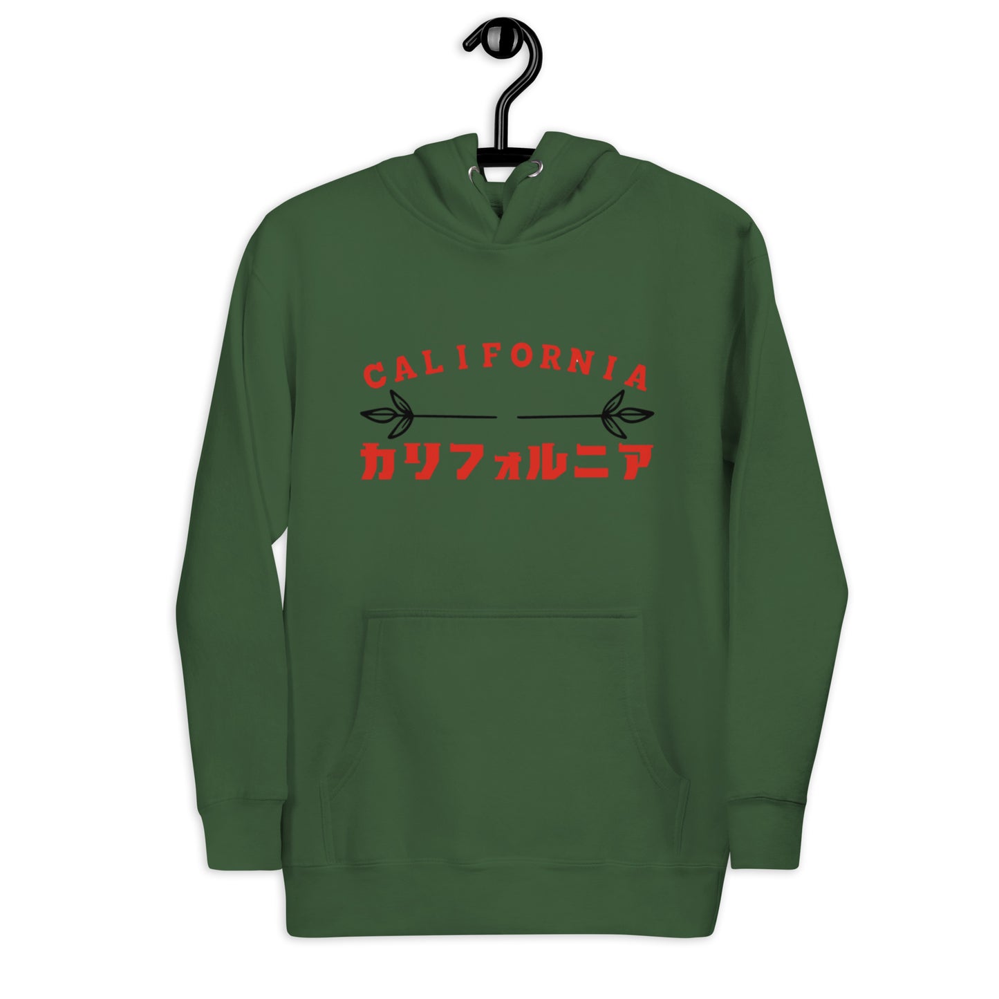 California Grizzly Bear Japanaese Katakana Unisex Hoodie