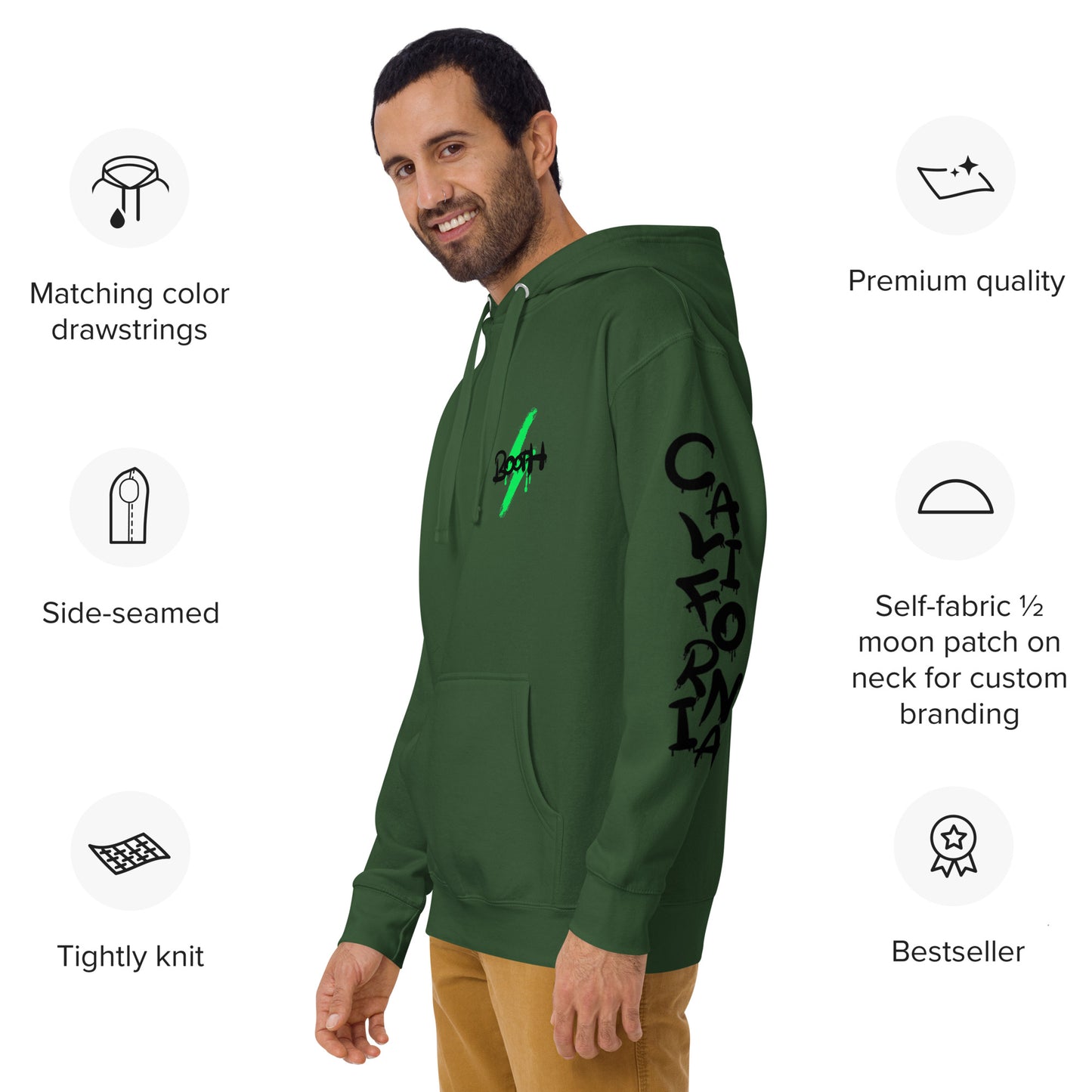 Smile graffiti art Unisex Hoodie