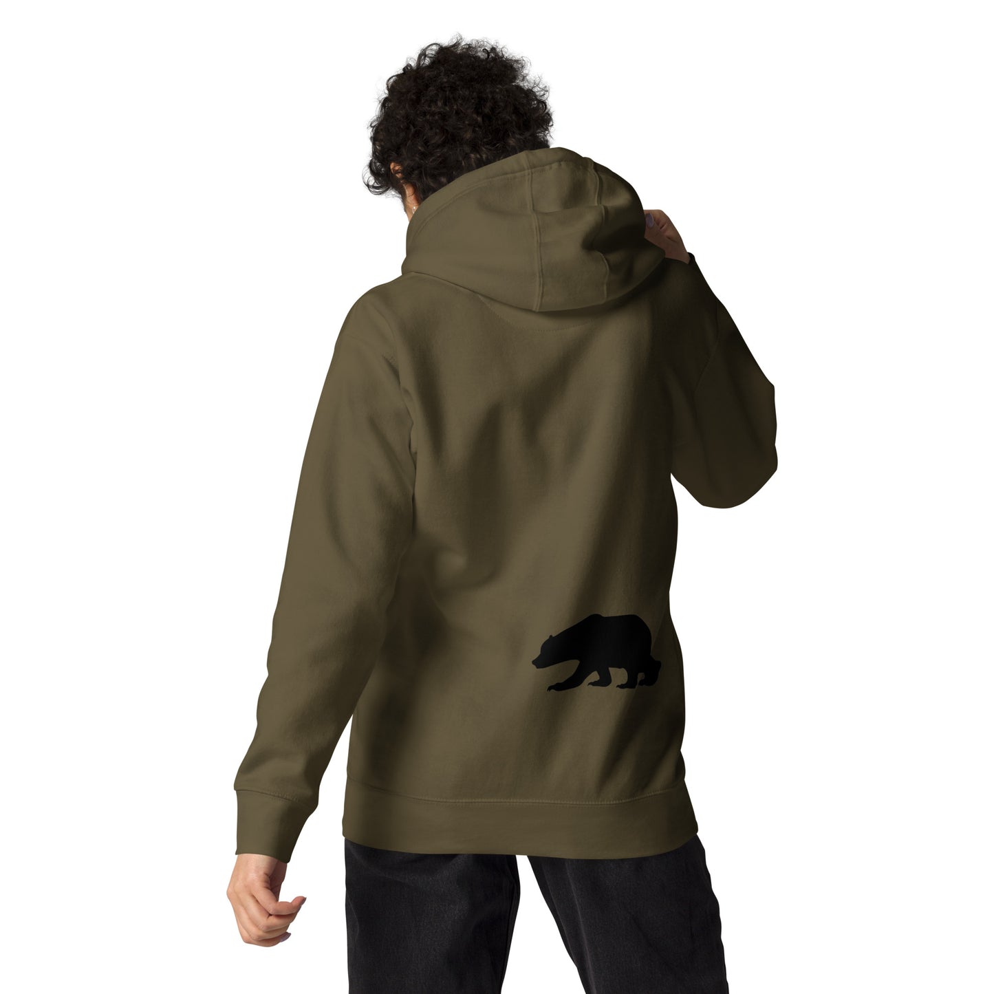California Grizzly Bear Japanaese Katakana Unisex Hoodie