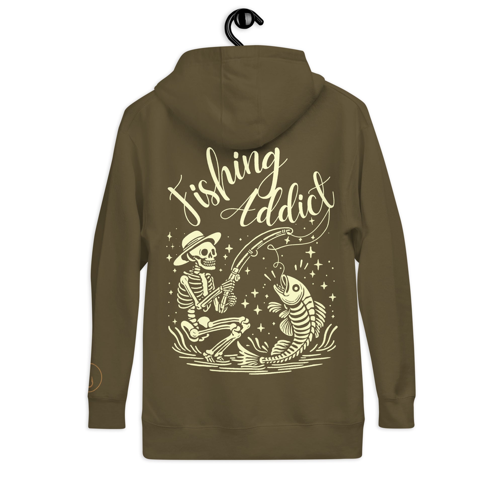 Fishing Straw hat Skeleton, Fishing Tattoo, Fishing Addict, Fishing Gift, Fishing Hoodie, Fishy hoodie, Husband Hoodie, Dad Gift, Unisex Hoodie