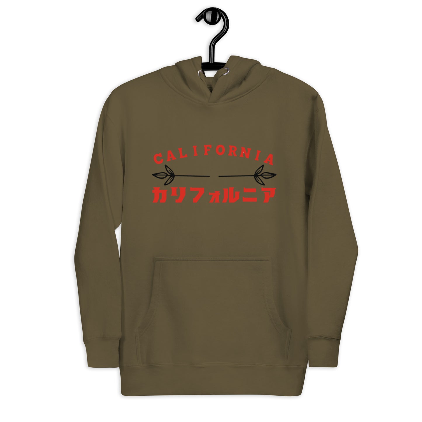 California Grizzly Bear Japanaese Katakana Unisex Hoodie