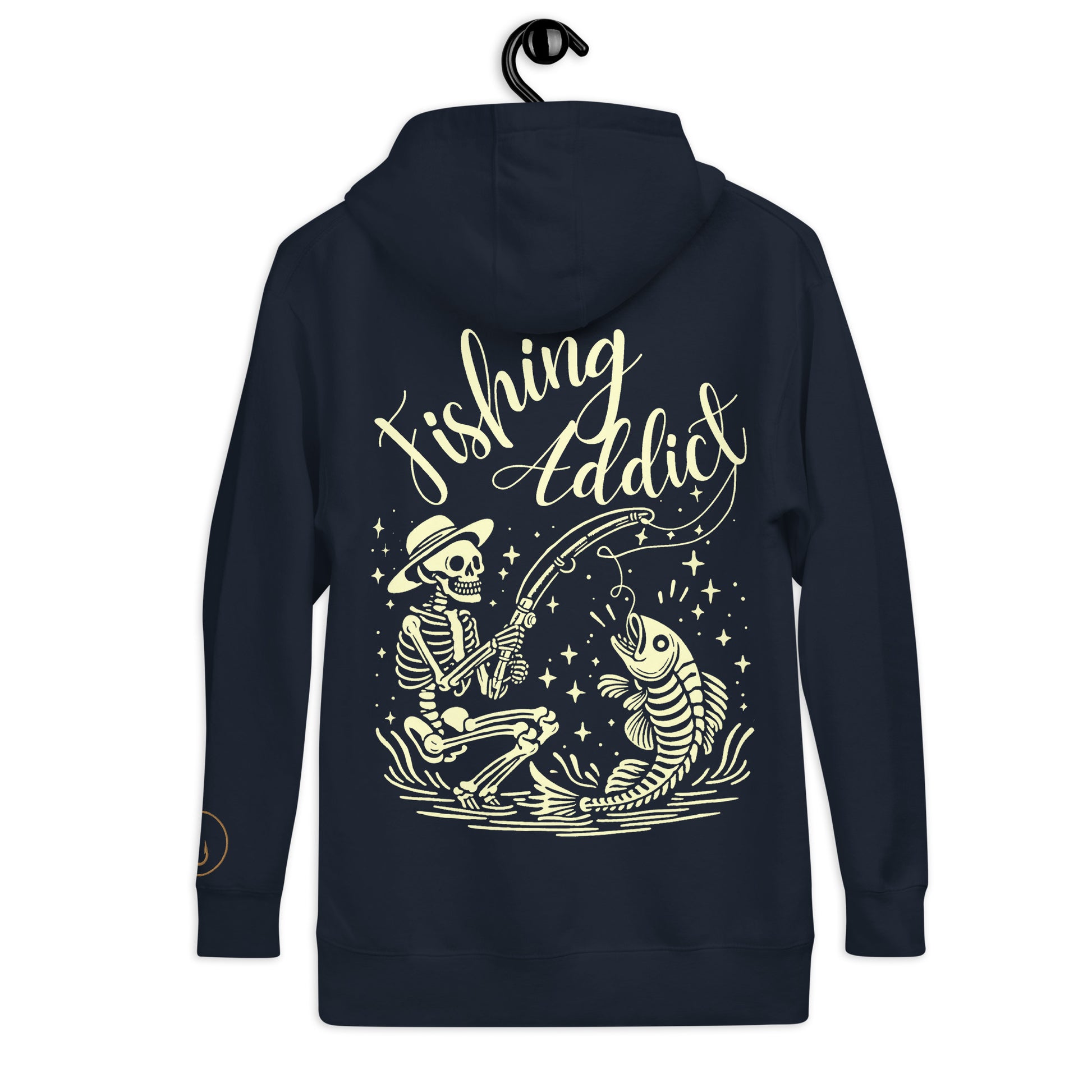 Fishing Straw hat Skeleton, Fishing Tattoo, Fishing Addict, Fishing Gift, Fishing Hoodie, Fishy hoodie, Husband Hoodie, Dad Gift, Unisex Hoodie