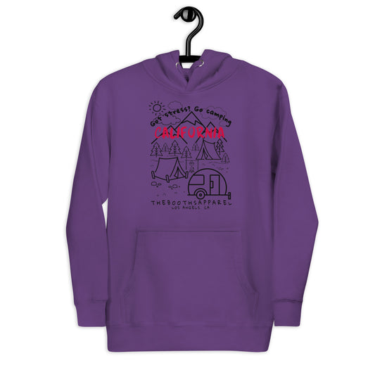 California Got Stress Black Unisex Hoodie