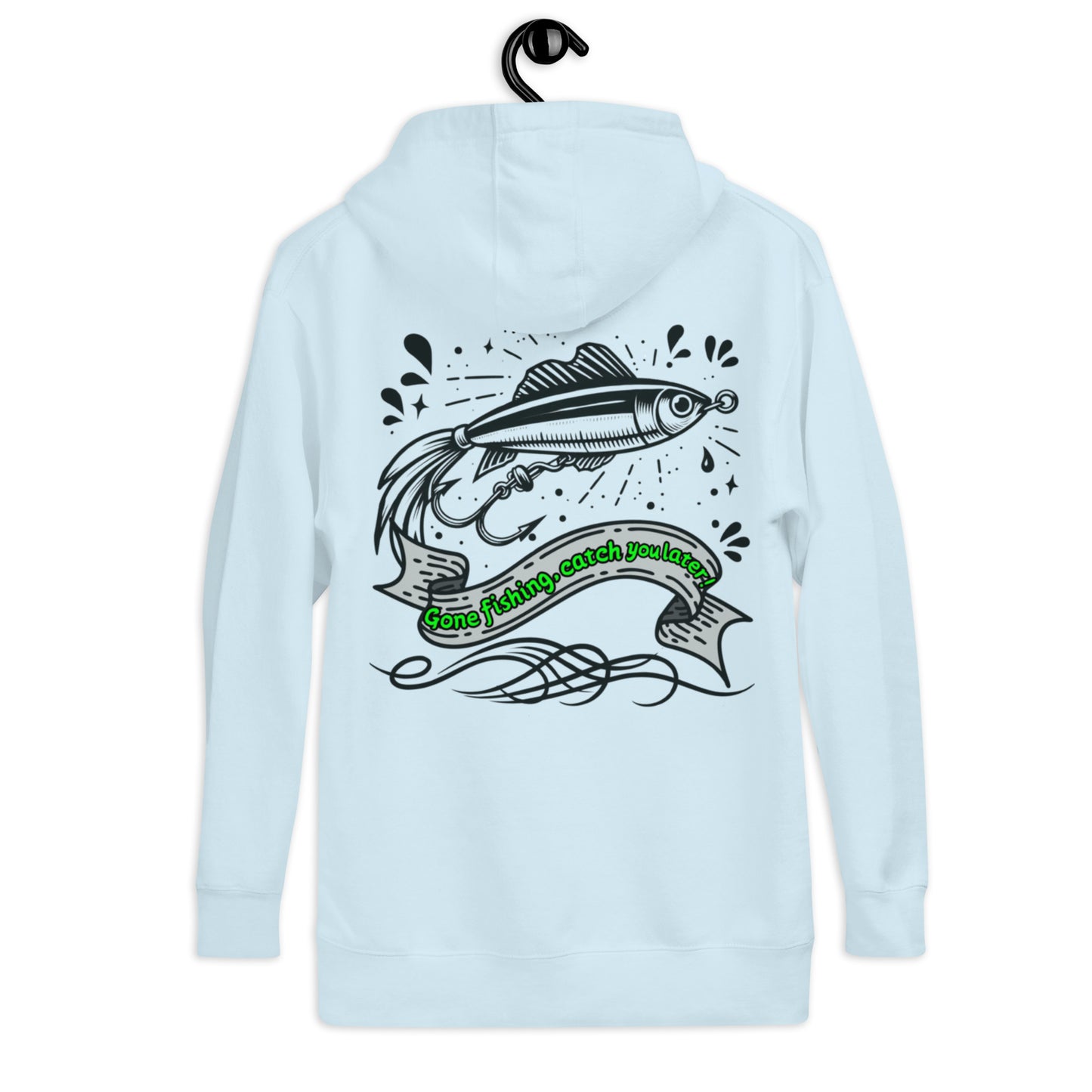Fishing Dad, Cool, Kawaii, Unisex Hoodie