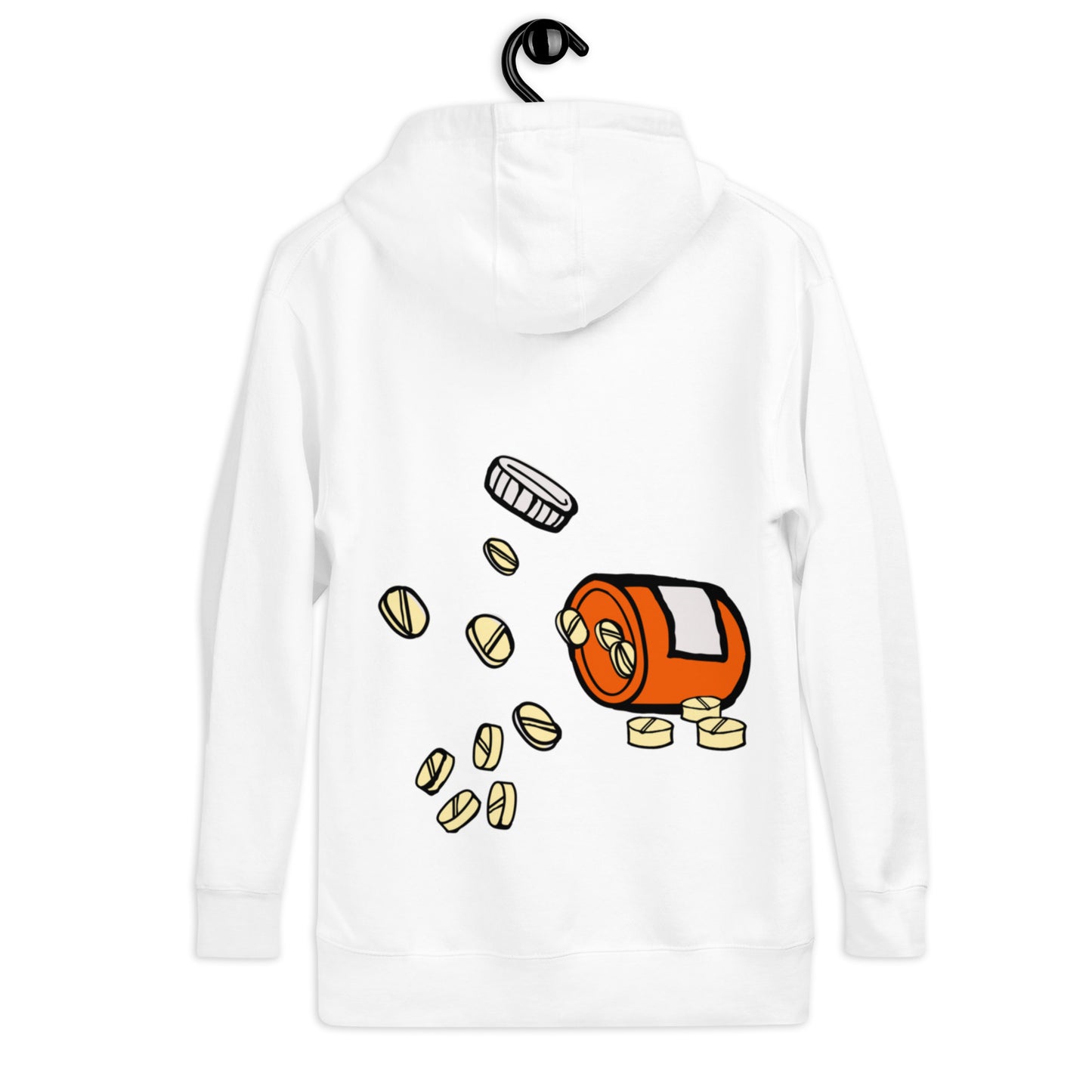 Being positive is the best medicine you can take.  Unisex Hoodie