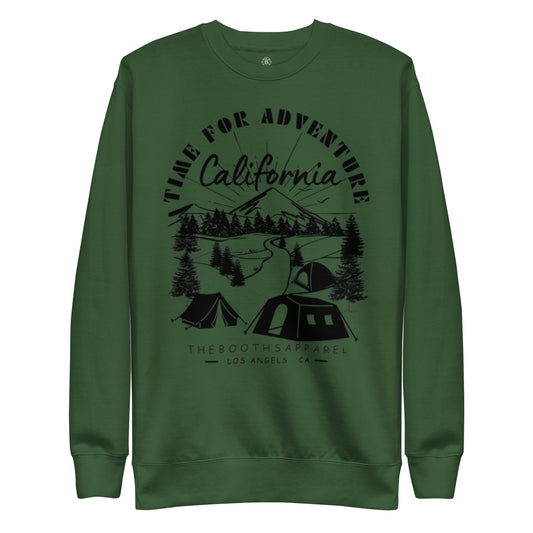 California time for adventure Unisex Premium Sweatshirt