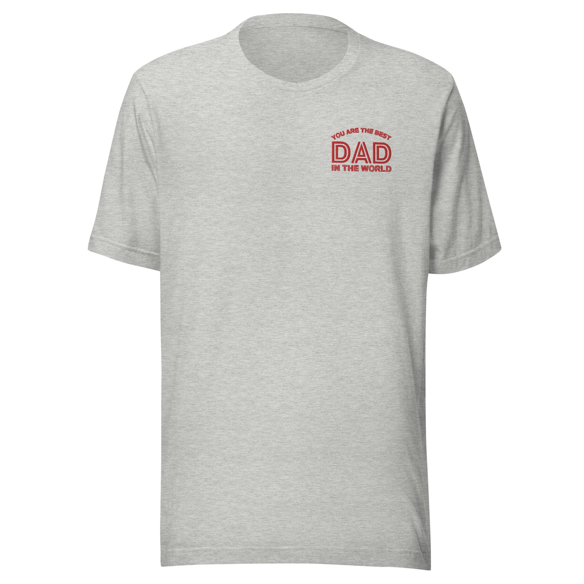 This T-shirt is simple yet stylish, with the embroidery “You are the best DAD in the world” on the chest. It’s made in the USA and would make an excellent gift for Father’s Day—whether for fathers, grandfathers, or stepfathers. The quality at this price point is exceptional, making it a great value! original design from TBA