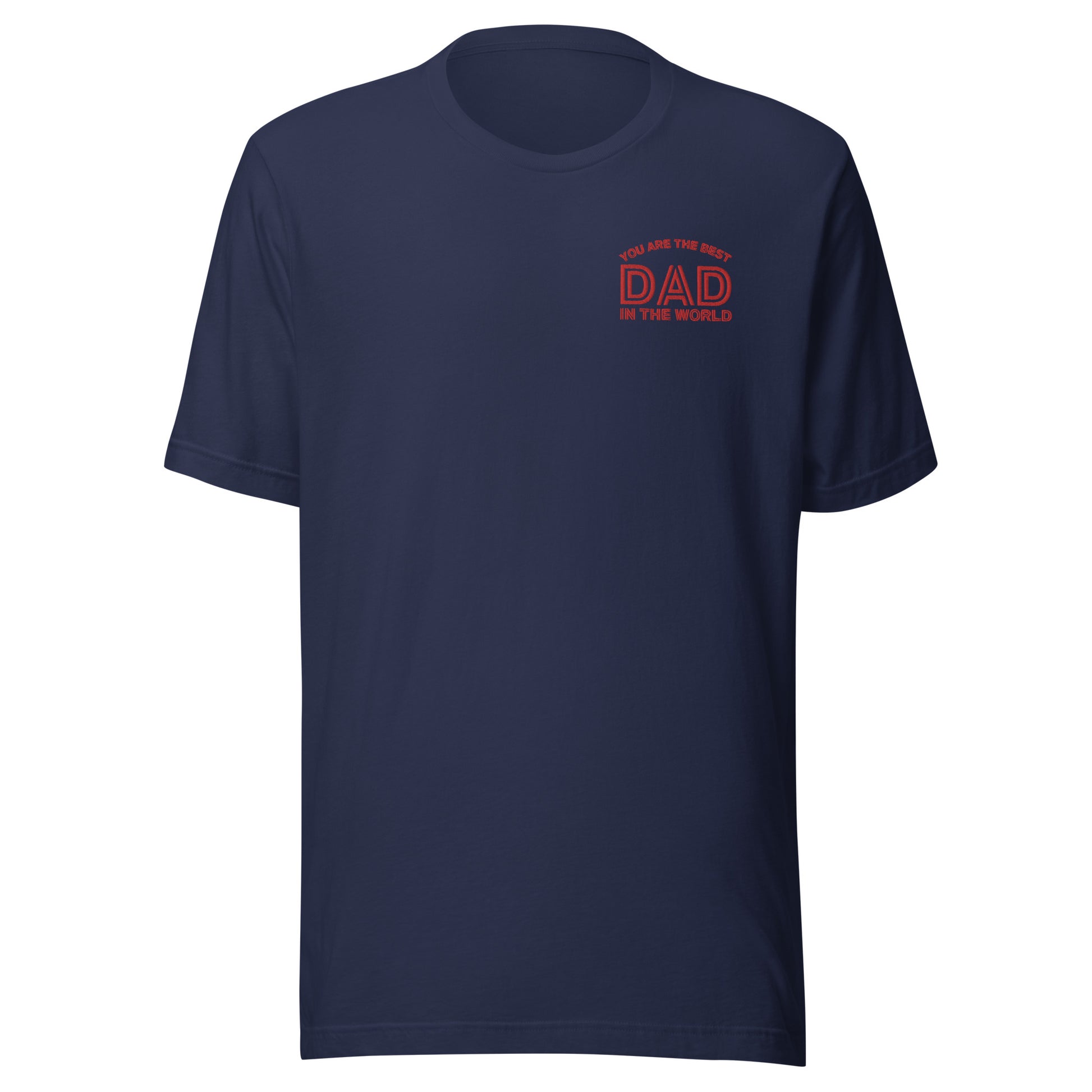 This T-shirt is simple yet stylish, with the embroidery “You are the best DAD in the world” on the chest. It’s made in the USA and would make an excellent gift for Father’s Day—whether for fathers, grandfathers, or stepfathers. The quality at this price point is exceptional, making it a great value! original design from TBA