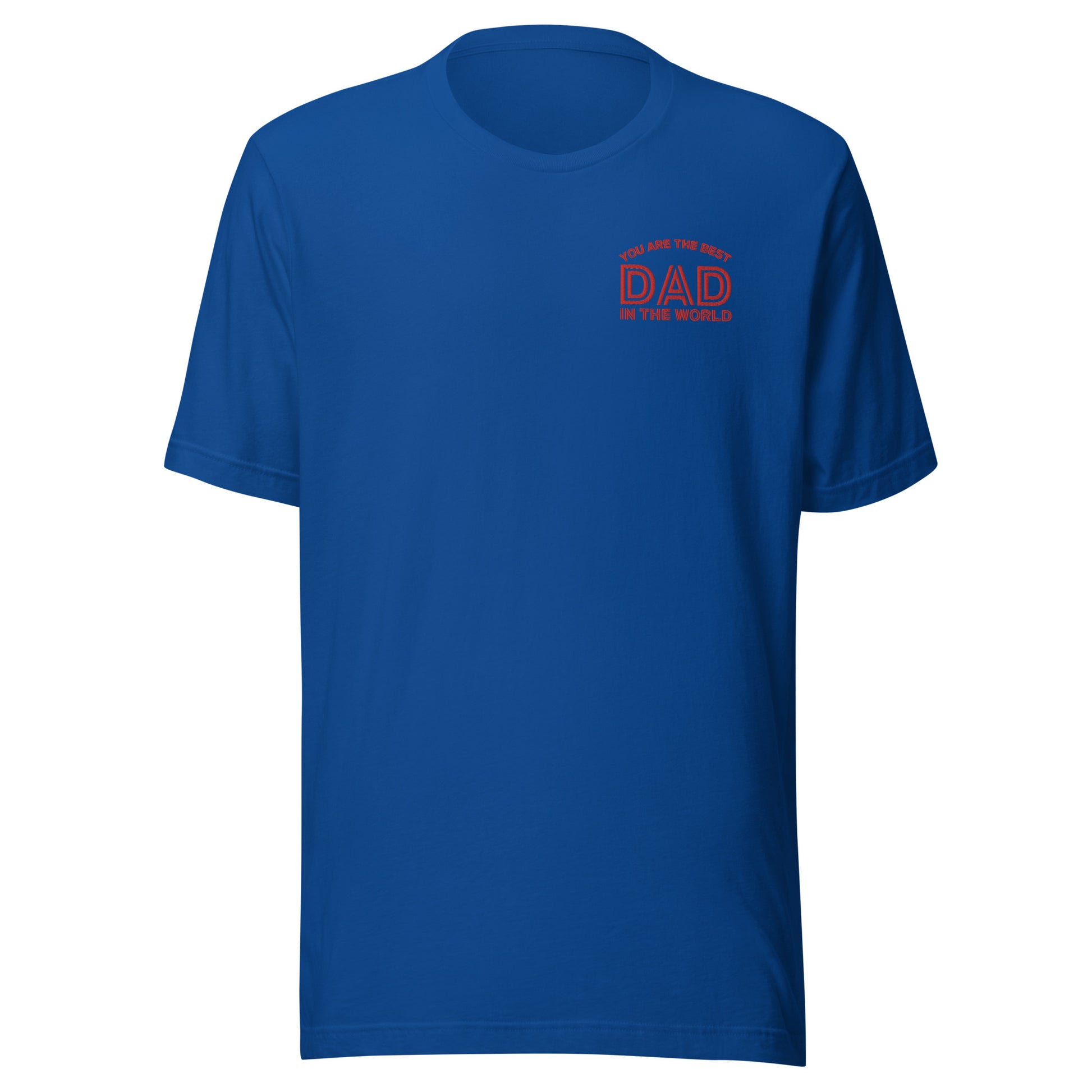 This T-shirt is simple yet stylish, with the embroidery “You are the best DAD in the world” on the chest. It’s made in the USA and would make an excellent gift for Father’s Day—whether for fathers, grandfathers, or stepfathers. The quality at this price point is exceptional, making it a great value! original design from TBA