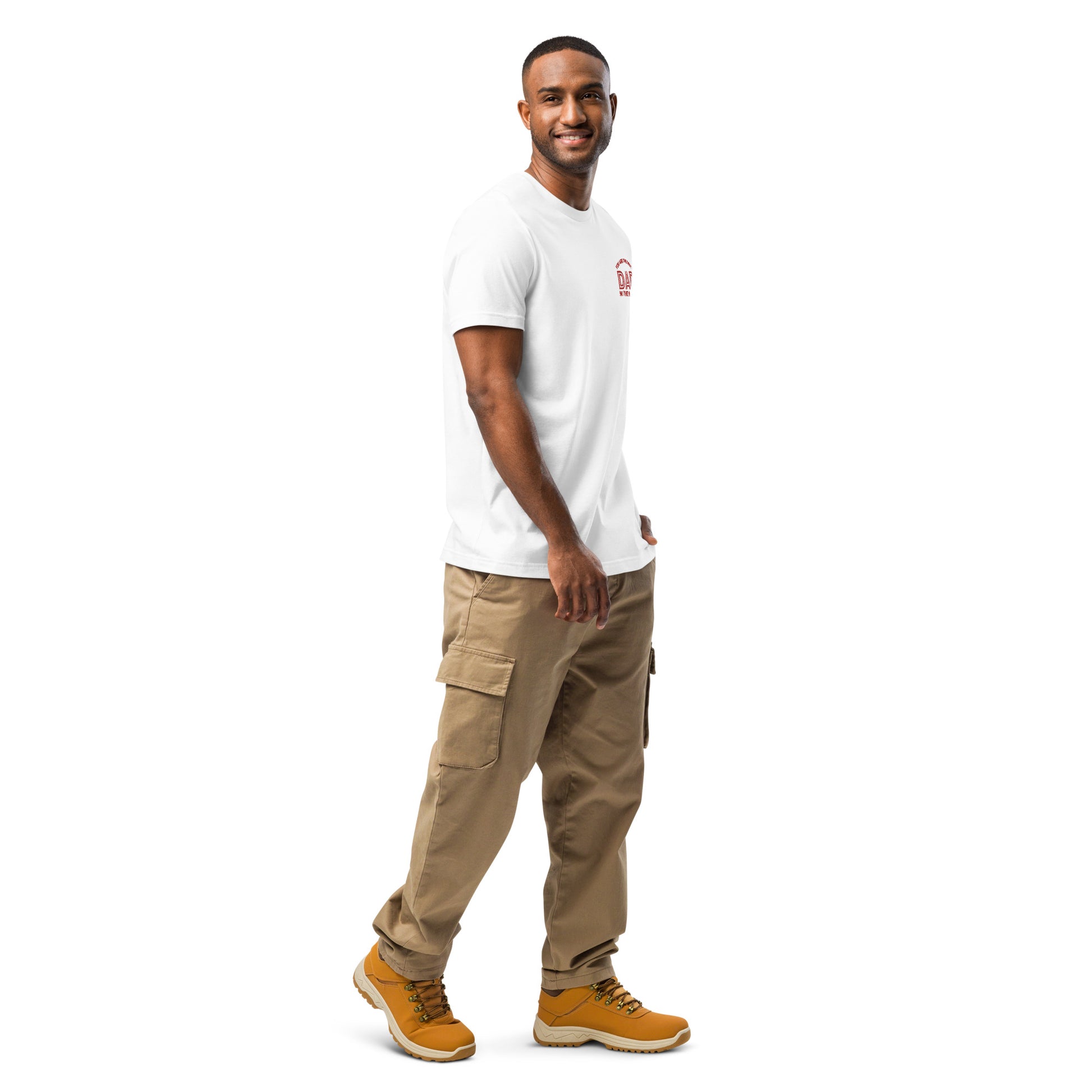 This T-shirt is simple yet stylish, with the embroidery “You are the best DAD in the world” on the chest. It’s made in the USA and would make an excellent gift for Father’s Day—whether for fathers, grandfathers, or stepfathers. The quality at this price point is exceptional, making it a great value! original design from TBA