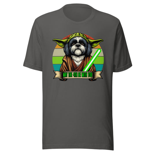 Star Wars Day, May The 4th Be with You, Yoda, Shih Tzu, Shih Tzu Dog, Shih Tzu yoda, Unisex t-shirt