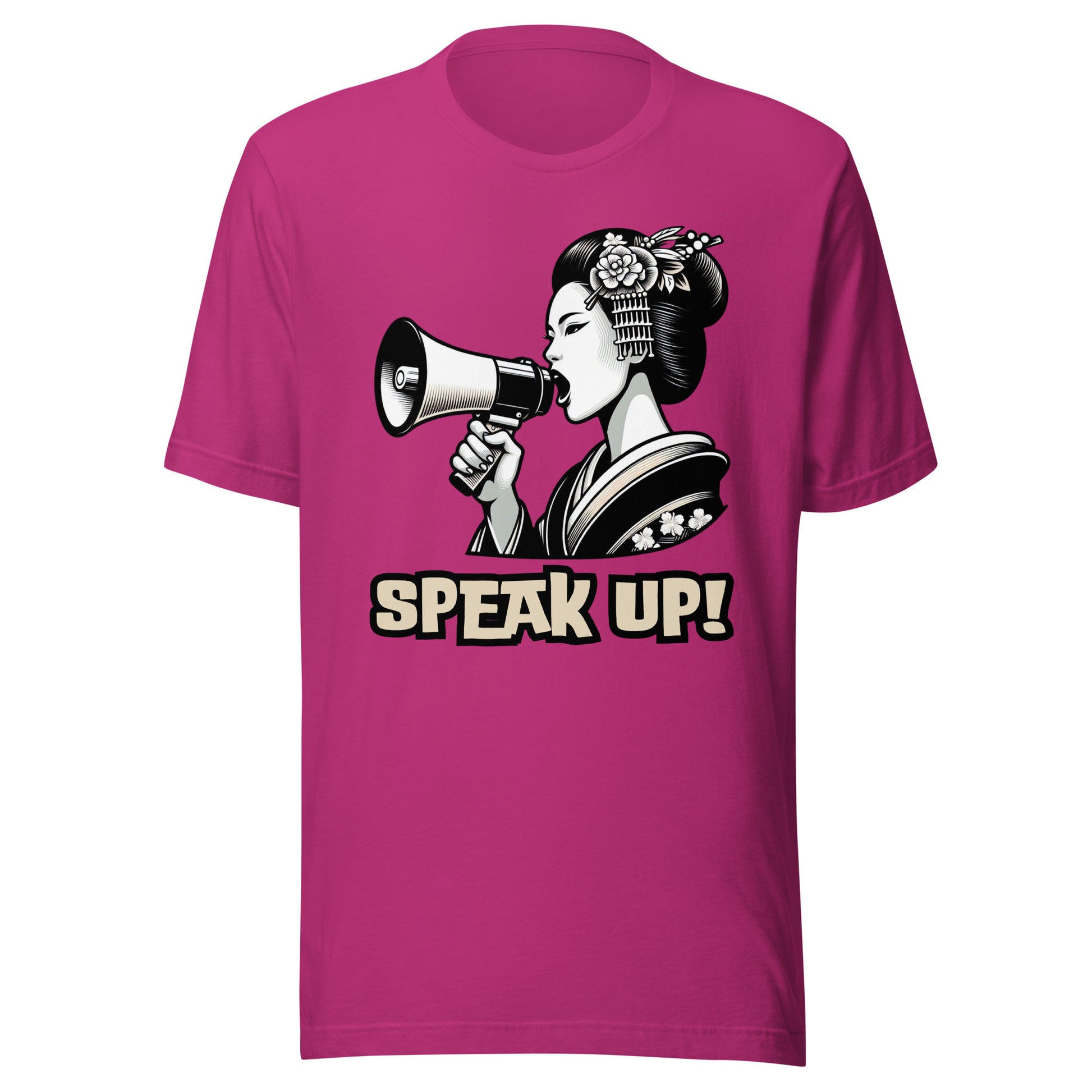 Speak Up, Kawai, Geisha girl, LGBTQ, gay pride, Against Bullying Tank, Protest tank, Human Rights, Advocacy Top, Japanese, 