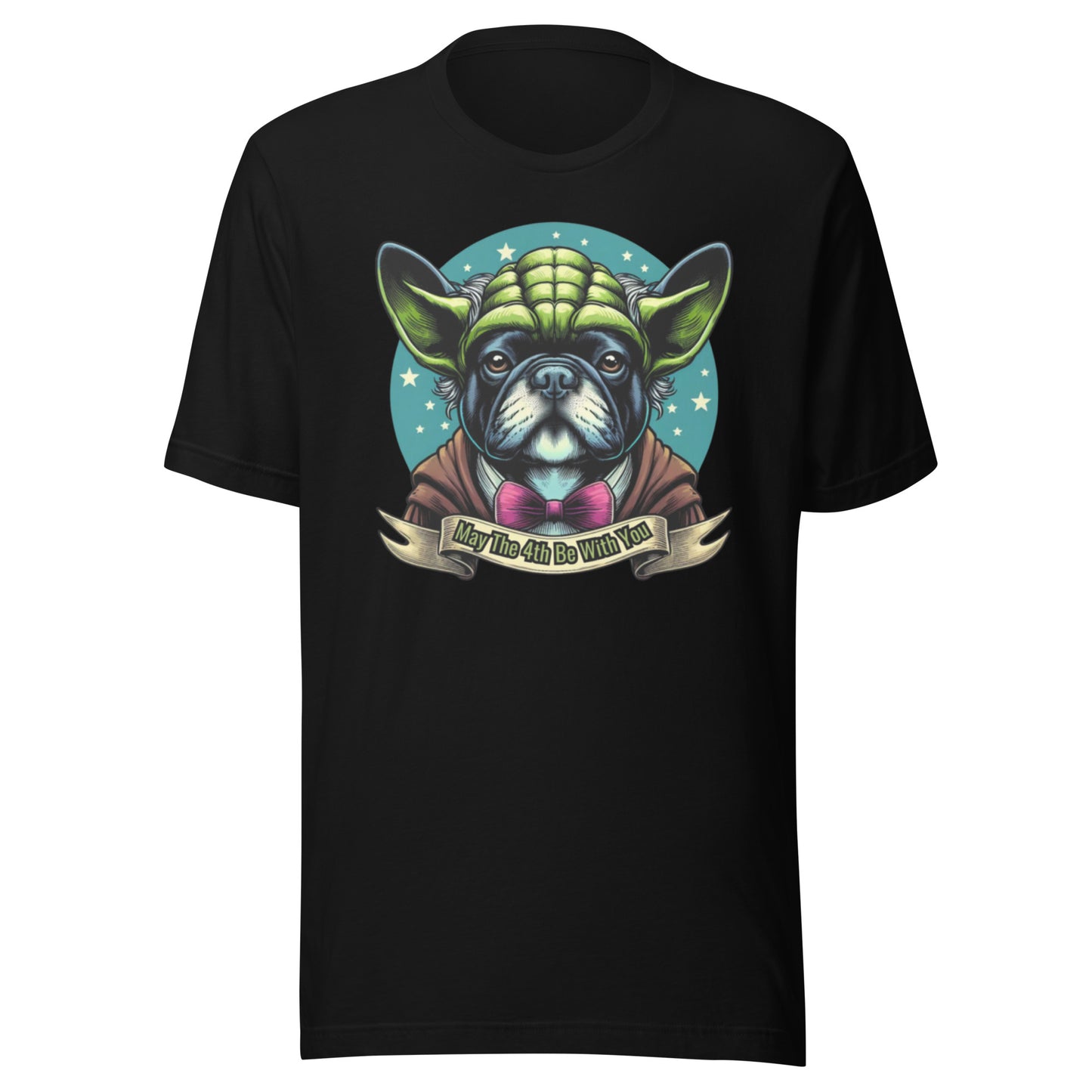 Star Wars Day, May The 4th Be with You, Yoda, Frenchie, French Dog, Grogu, Frenchie Gift , Frenchie mama, Unisex t-shirt