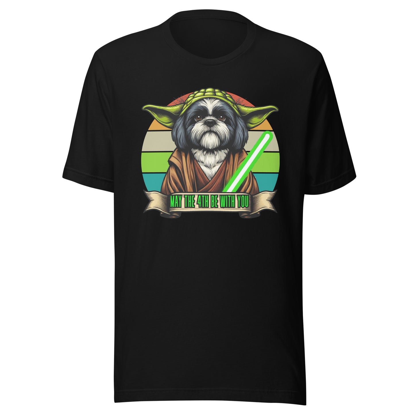 Star Wars Day, May The 4th Be with You, Yoda, Shih Tzu, Shih Tzu Dog, Shih Tzu yoda, Unisex t-shirt
