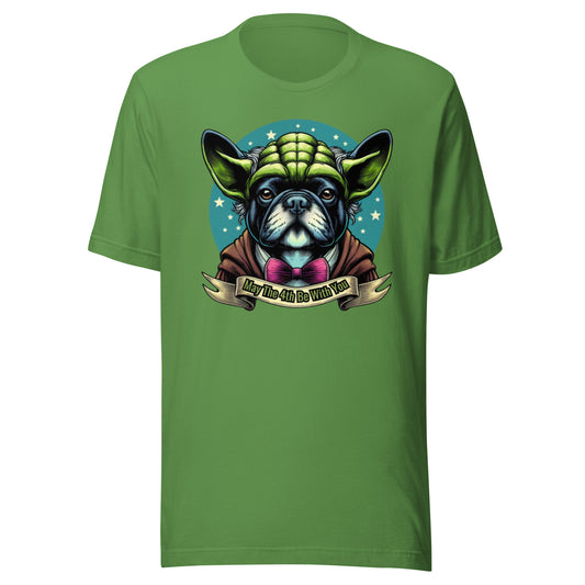 Star Wars Day, May The 4th Be with You, Yoda, Frenchie, French Dog, Grogu, Frenchie Gift , Frenchie mama, Unisex t-shirt