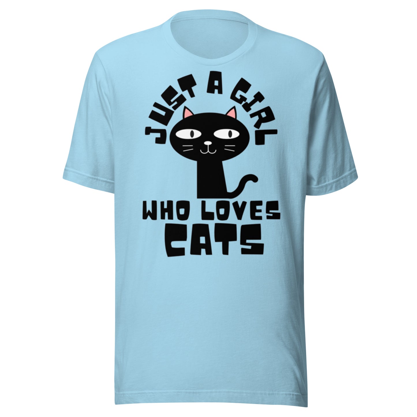 Just a Girl Who Loves Cats, Unisex t-shirt