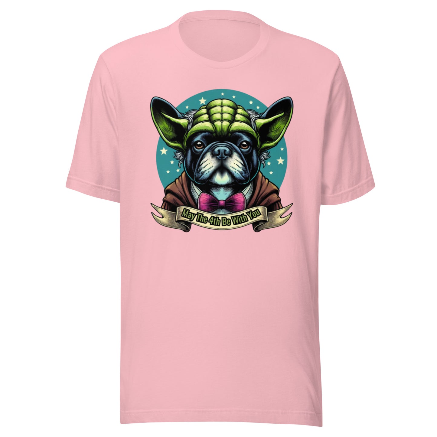 Star Wars Day, May The 4th Be with You, Yoda, Frenchie, French Dog, Grogu, Frenchie Gift , Frenchie mama, Unisex t-shirt