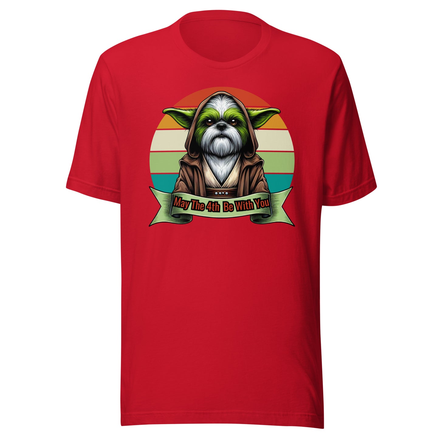 Star Wars Day, May The 4th Be with You, Yoda, Shih Tzu, Shih Tzu Dog, Grogu, Unisex t-shirt