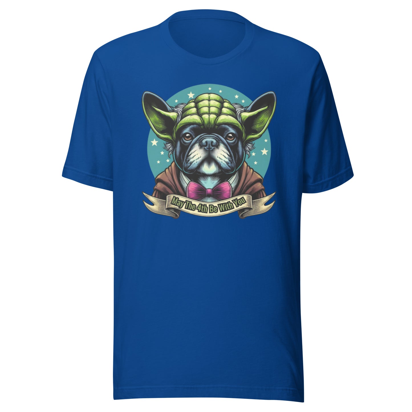 Star Wars Day, May The 4th Be with You, Yoda, Frenchie, French Dog, Grogu, Frenchie Gift , Frenchie mama, Unisex t-shirt
