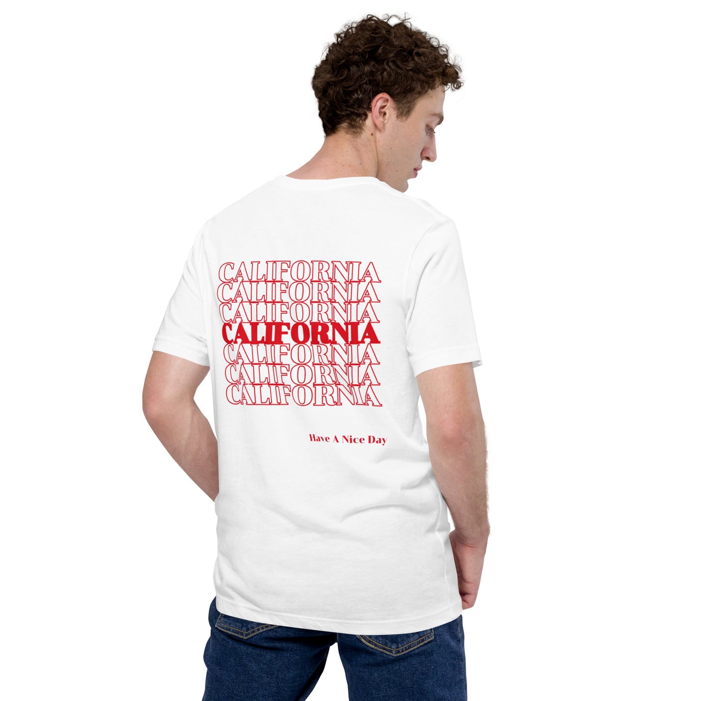 California, Japanese, Katakana, Nihongo, Have a good day Unisex t-shirt