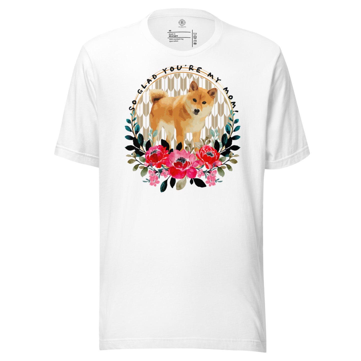 Shiba Inu Dog Japanese Letters Mom Unisex t-shirt