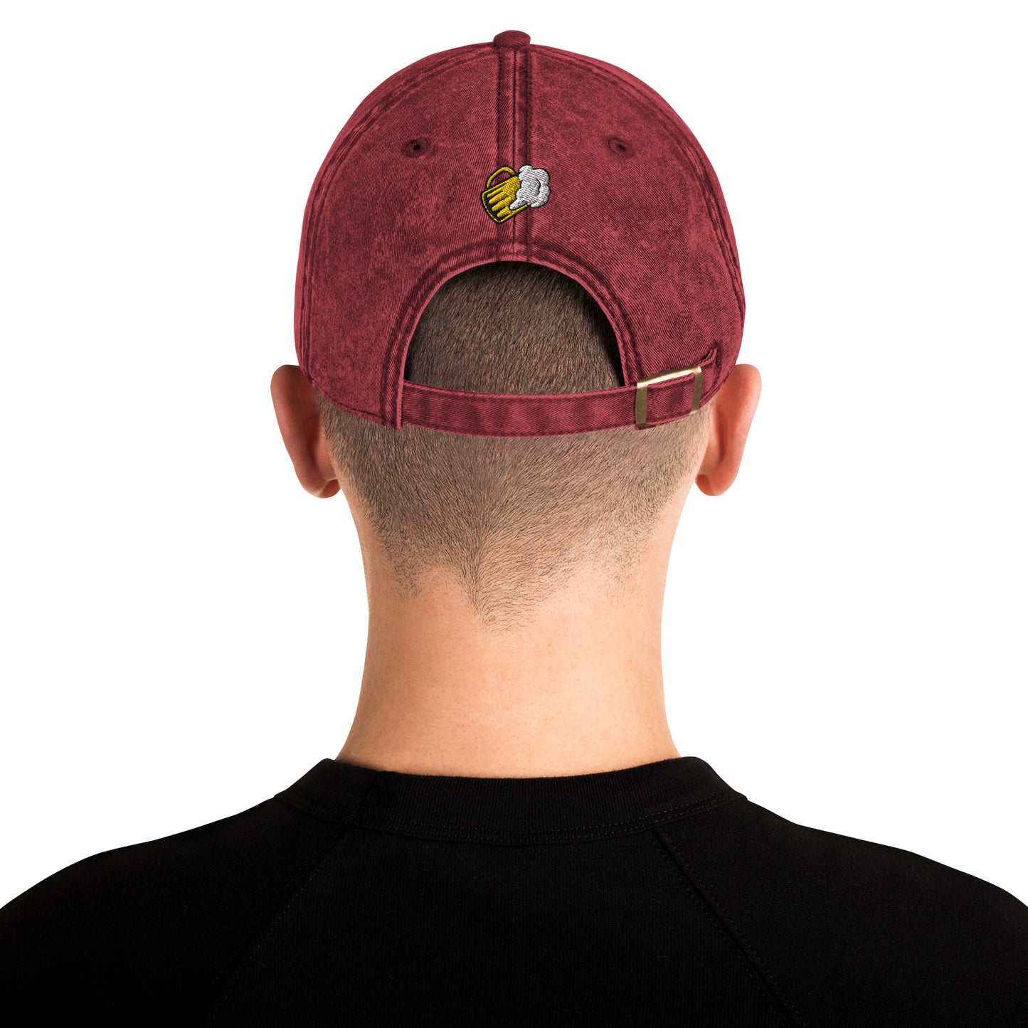 Don’t worry, be hoppy, Beer, Vintage Cotton Twill Cap