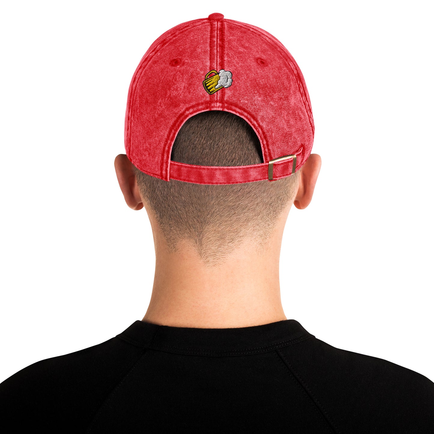 Don’t worry, be hoppy, Beer, Vintage Cotton Twill Cap