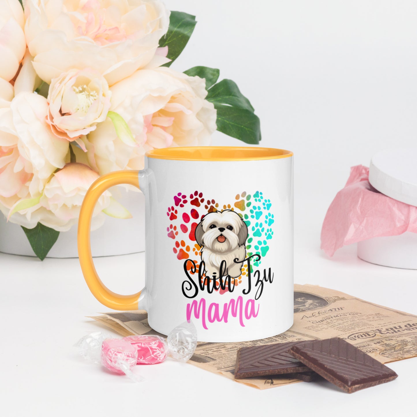 Shih Tzu Mug with Color Inside