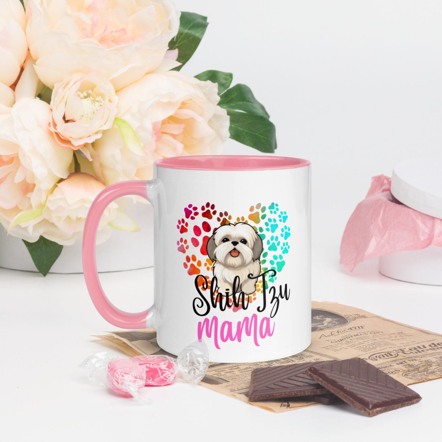 Shih Tzu Mug with Color Inside