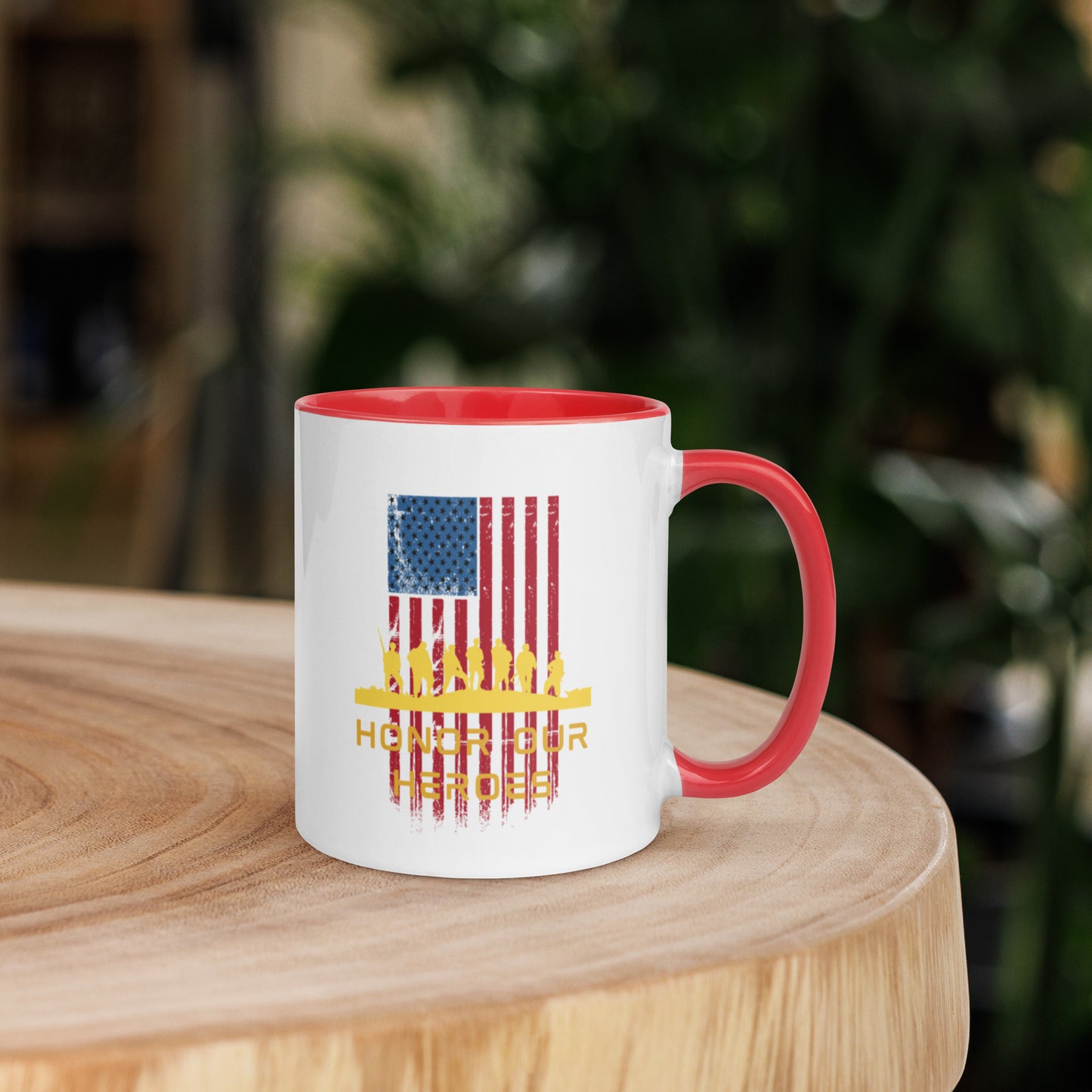 Veterans Day Mug with Color Inside