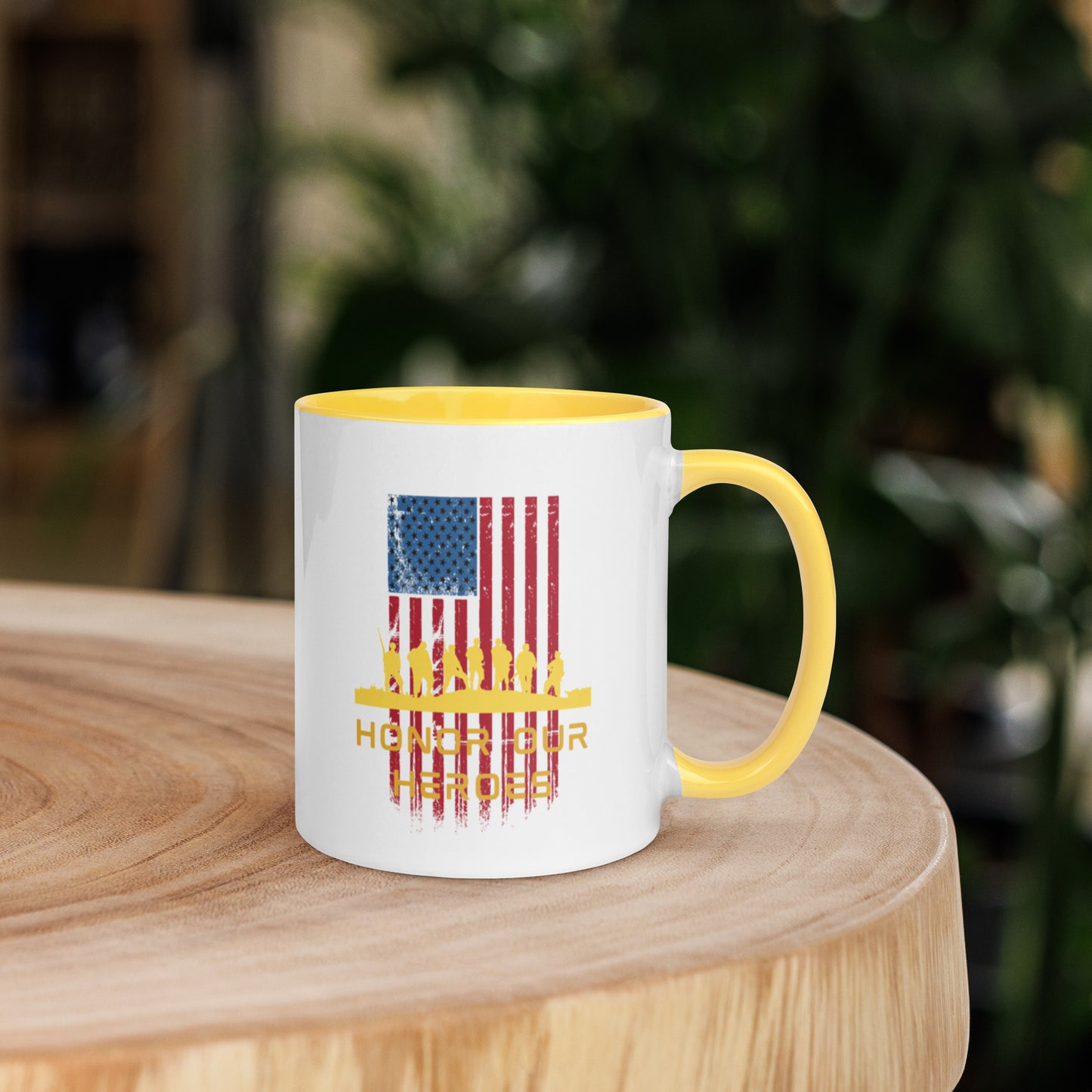 Veterans Day Mug with Color Inside