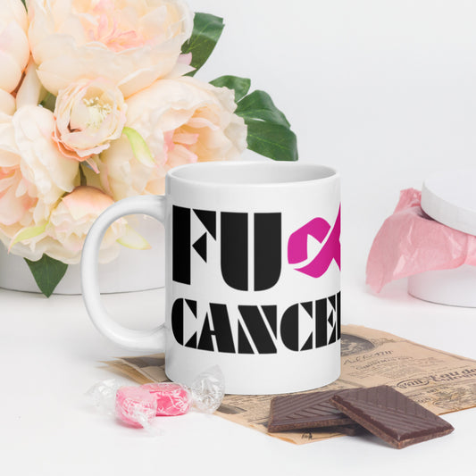 Fuck Cancer, Cancer Survivor Mug, , 20 oz mug