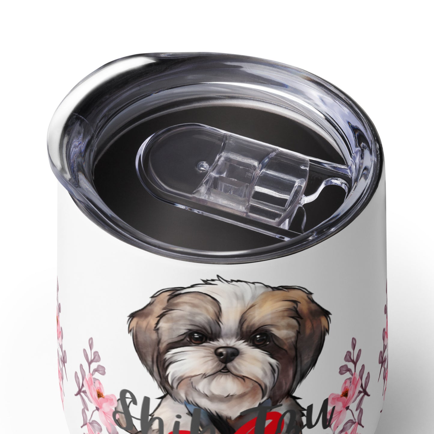 Shih Tzu Wine tumbler