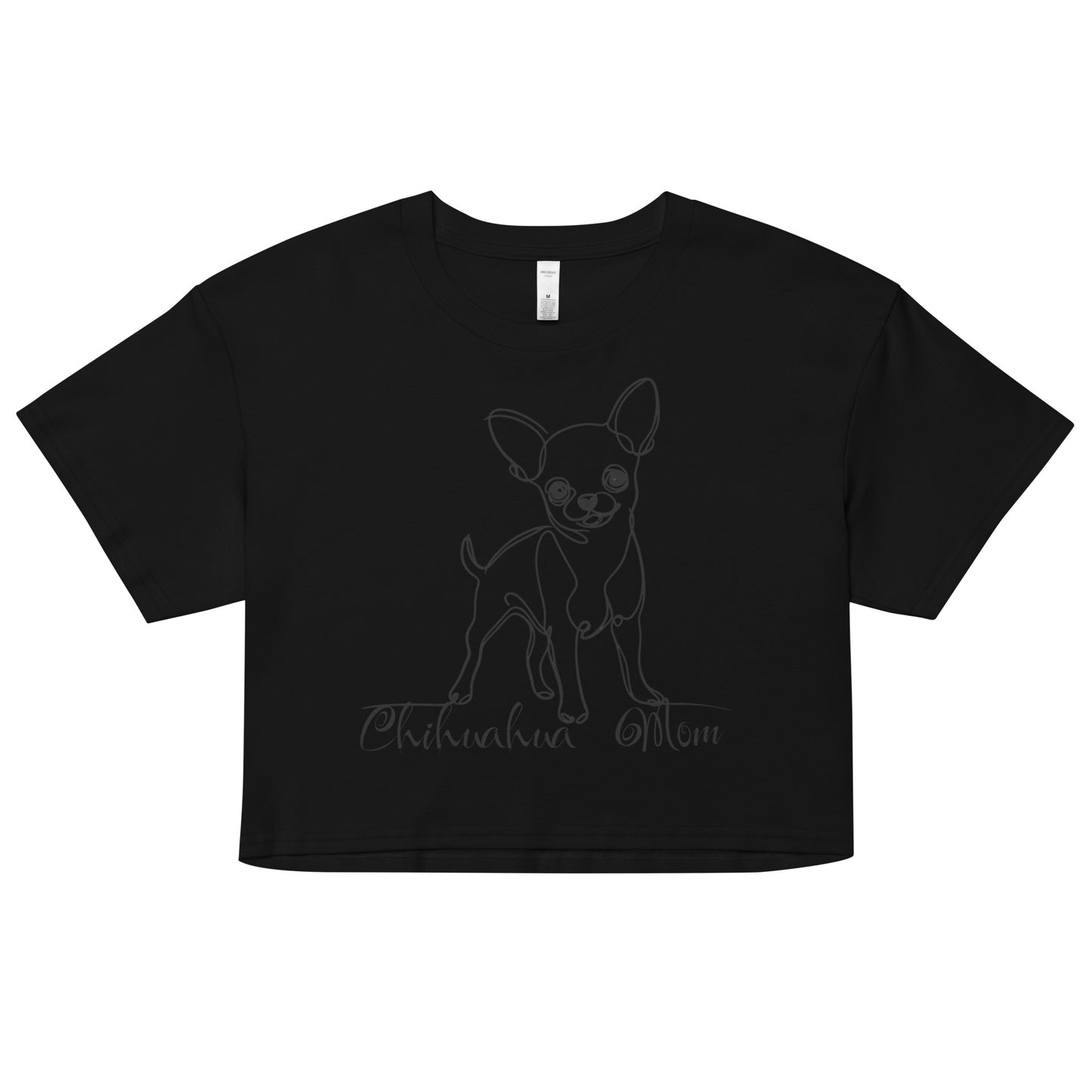 Chihuahua Shirt, Chihuahua Mom Shirt, Chihuahua Owner Gift, Mom Shirt, Women’s crop top