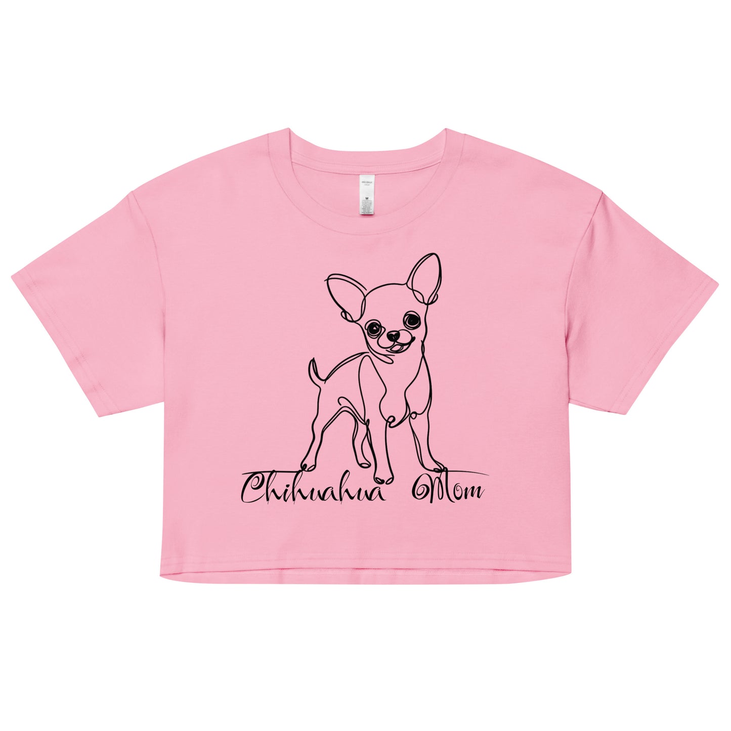 Chihuahua Shirt, Chihuahua Mom Shirt, Chihuahua Owner Gift, Mom Shirt, Women’s crop top