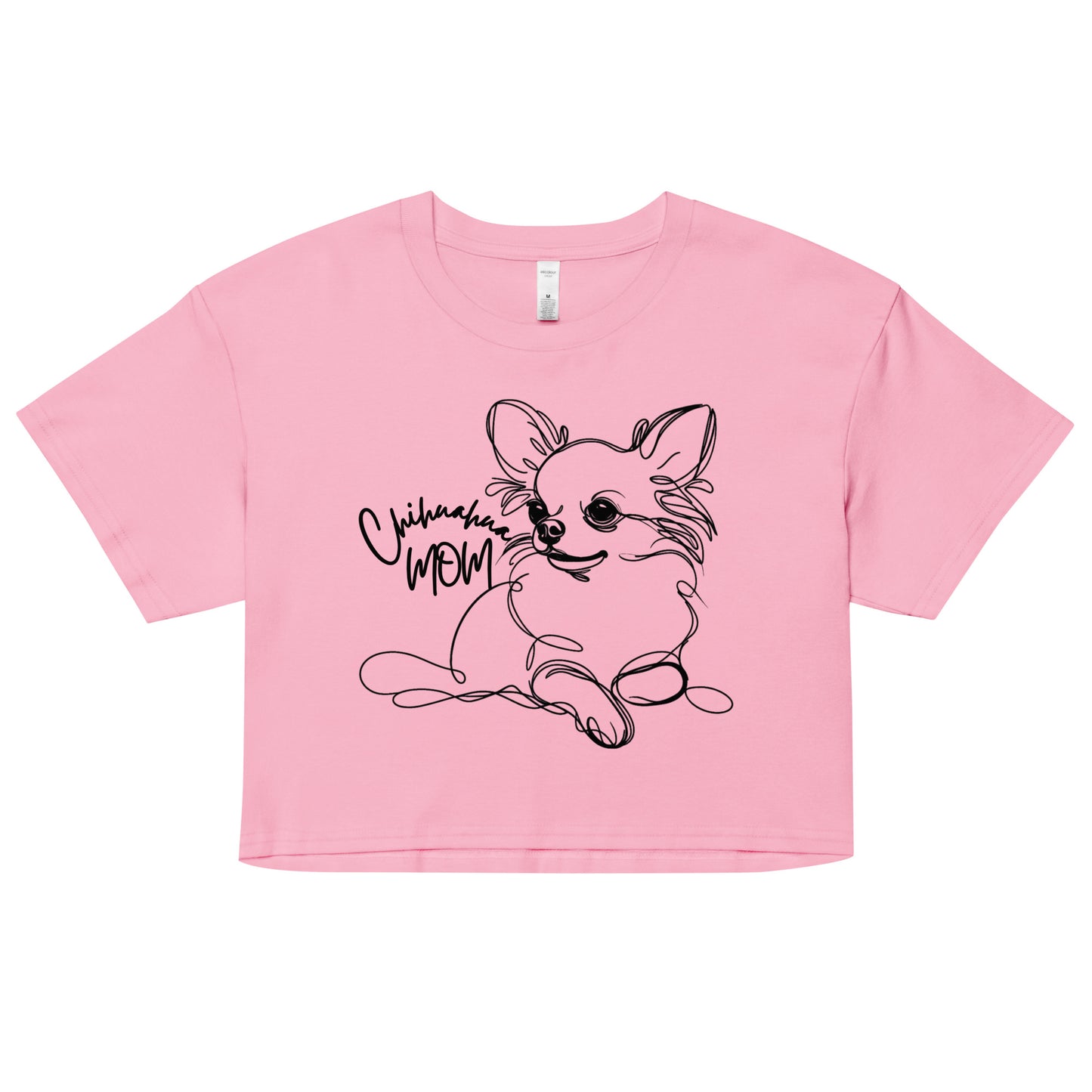 Chihuahua Shirt, Chihuahua Mom Shirt, Chihuahua Owner Gift, Dog Mom Shirt, Kawaii Chihuahua, Women’s crop top