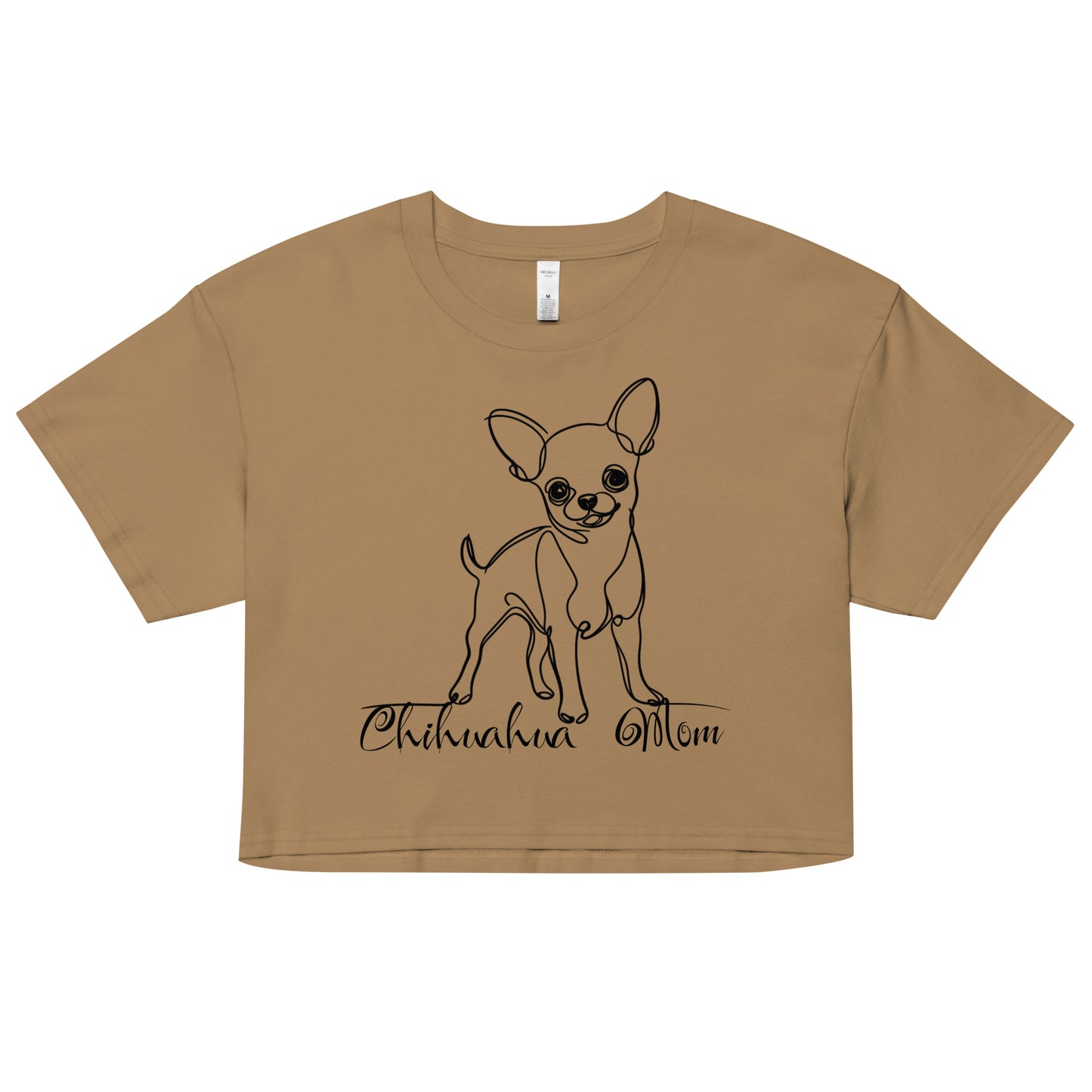 Chihuahua Shirt, Chihuahua Mom Shirt, Chihuahua Owner Gift, Mom Shirt, Women’s crop top