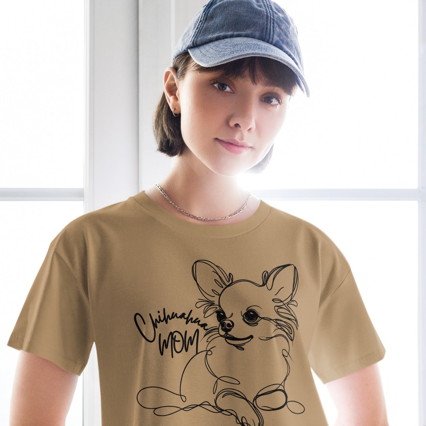 Chihuahua Shirt, Chihuahua Mom Shirt, Chihuahua Owner Gift, Dog Mom Shirt, Kawaii Chihuahua, Women’s crop top